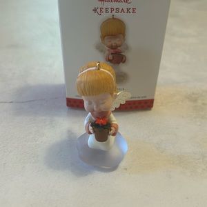 Hallmark Keepsake Poinsettia Mary's Angels Christmas Ornament